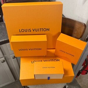 Set of 4 Louis Vuitton boxes